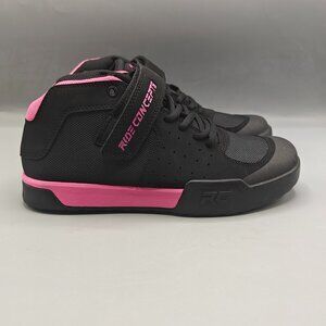 Ride Concepts Wildcat Women's Sz 6 Youth Mountain Biking Shoes Flats Blk/Pink